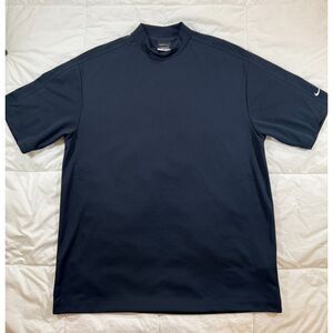 Nike Golf Mock Neck Shirt - GE Energy Industrial Solutions Logo - Size L